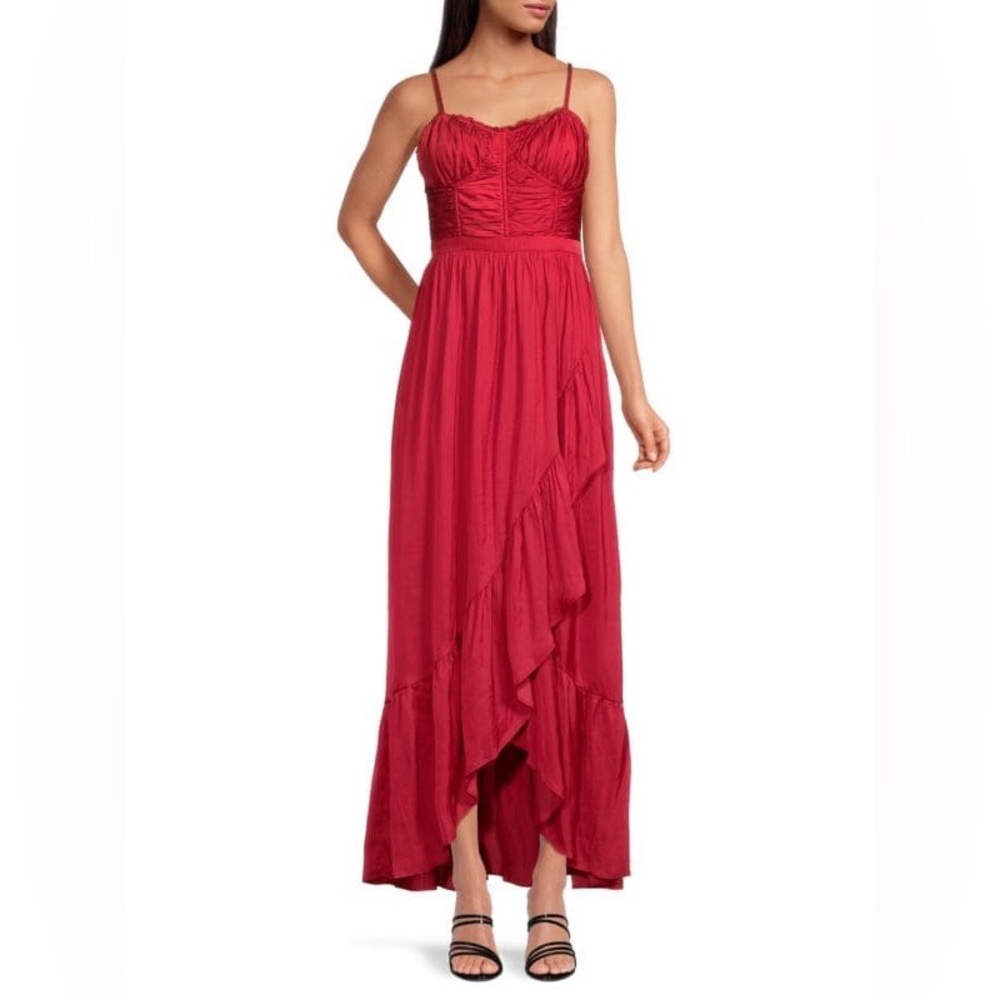 Ramy Brook Red High Low Dress
